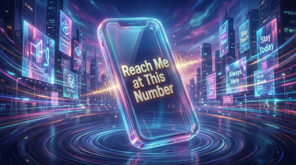 Other Ways to Say Reach Me at This Number