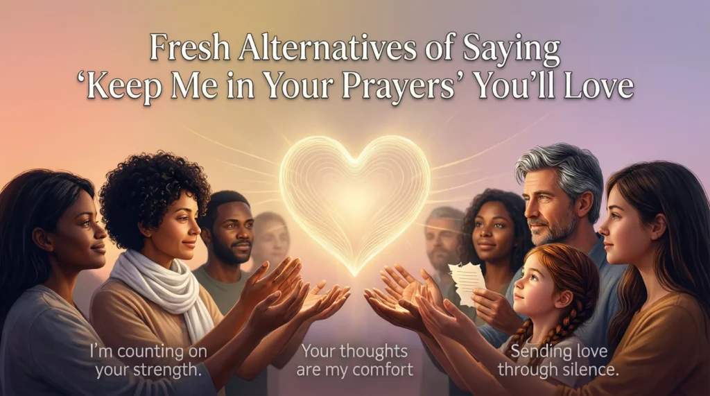 Fresh Alternatives of Saying “Keep Me in Your Prayers”