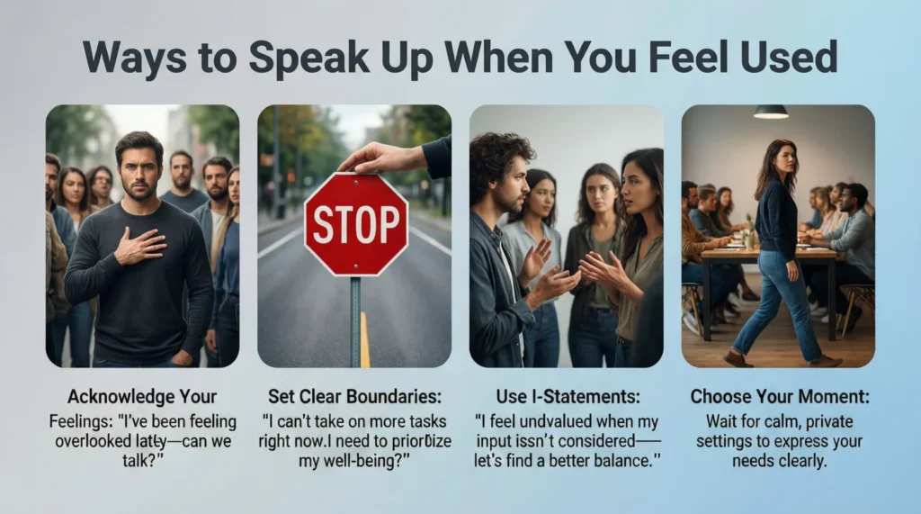 Other Ways to Say Ways to Speak Up When You Feel Used