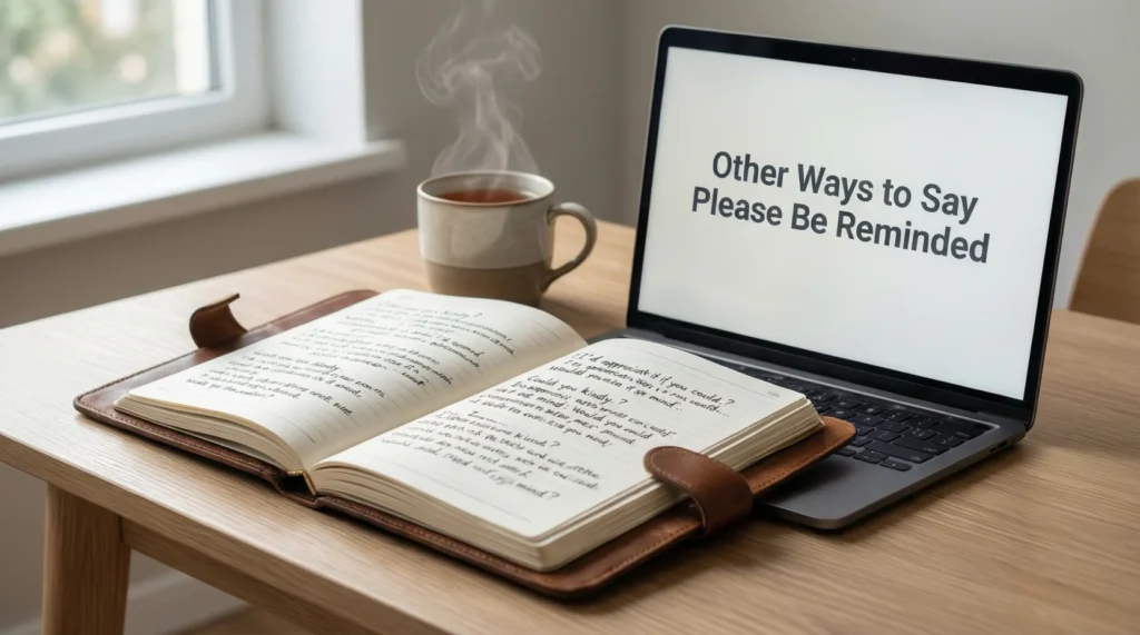 How to Say “Please Be Reminded”