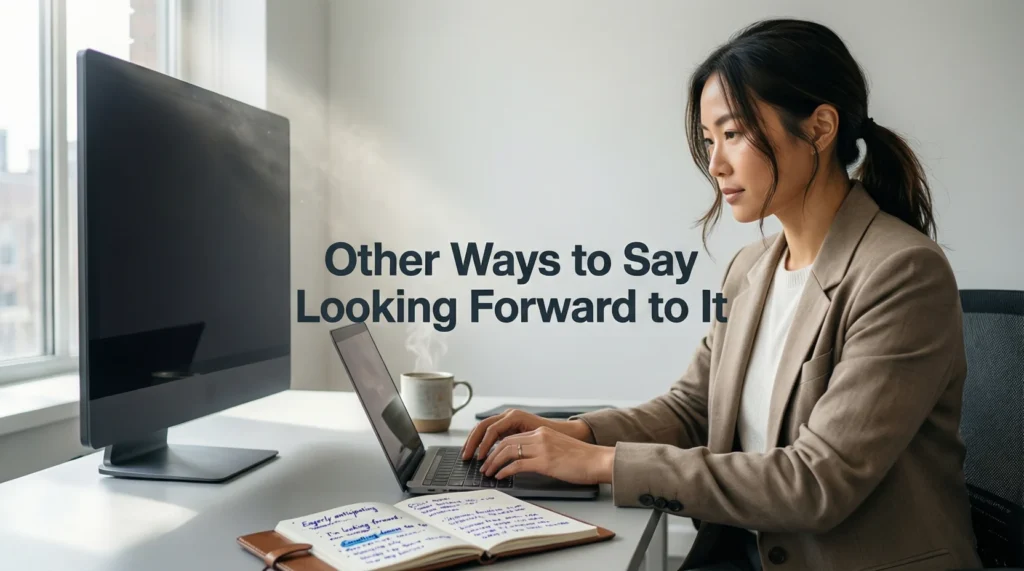 Other Ways to Say Looking Forward to It