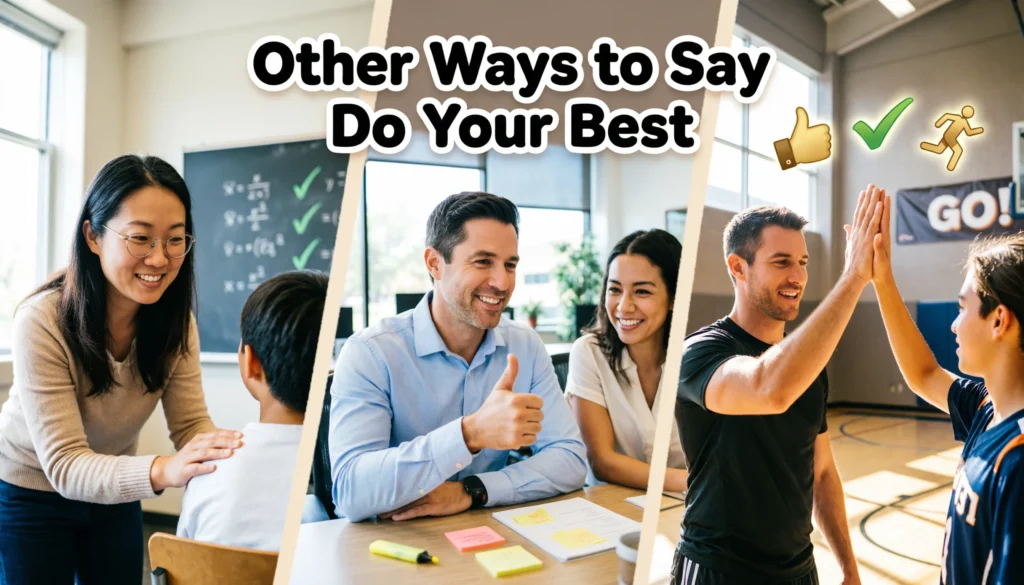 Other Ways to Say “Do Your Best”