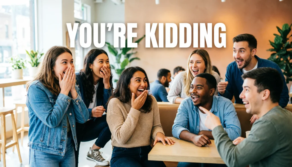 Other Ways to Say You’re Kidding