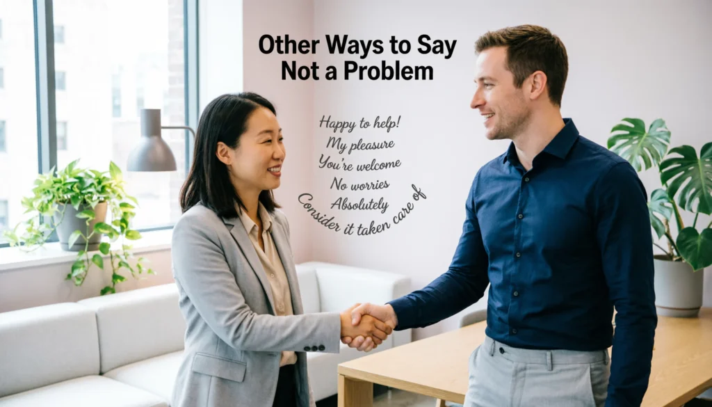 Other Ways to Say Not a Problem