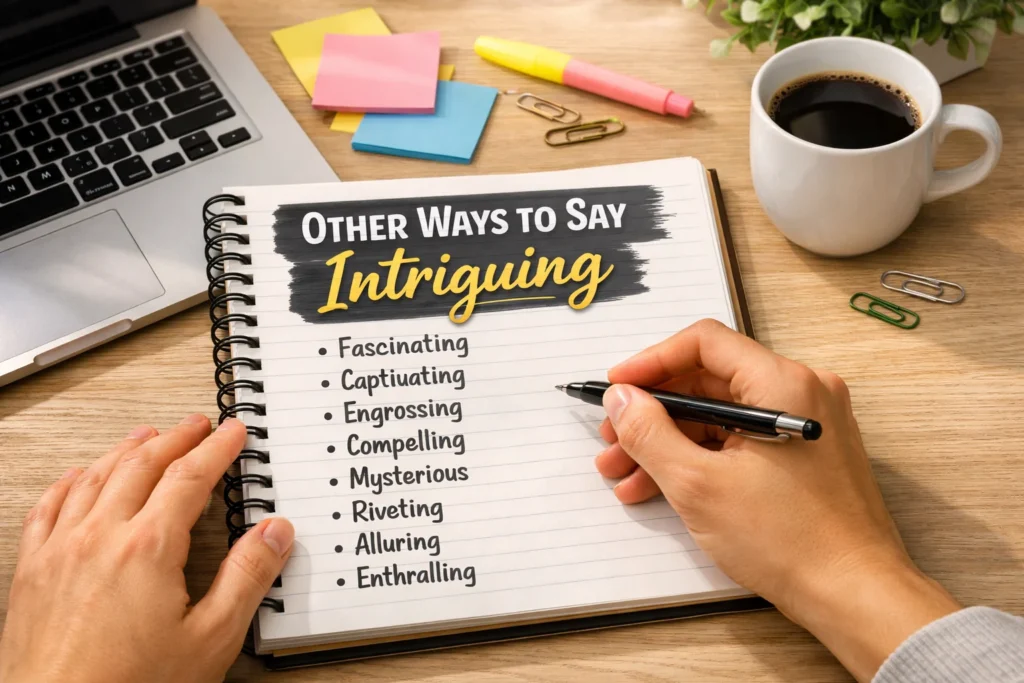 Other Ways to Say Intriguing