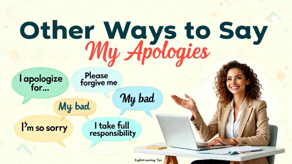 Other Ways to Say My Apologies