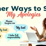 Other Ways to Say My Apologies